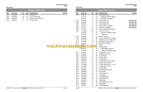 Atlas Copco PV371 Pit Viper Parts Catalog - Image 2