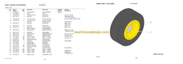 Atlas Copco Simba GDE U6 Carrier Parts Catalog - Image 3