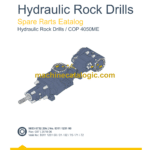 Epiroc COP 4050ME Hydraulic Rock Drills Parts Catalog