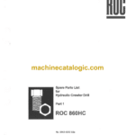 Atlas Copco ROC 860HC Drilling Rig Parts Catalog