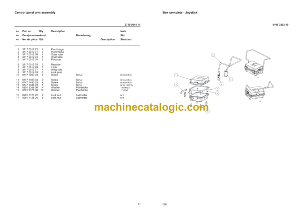Atlas Copco Explorac 220 RC Drilling Rig Parts Catalog - Image 3