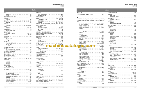 Atlas Copco CM760D Crawler Drills Parts Catalog - Image 4