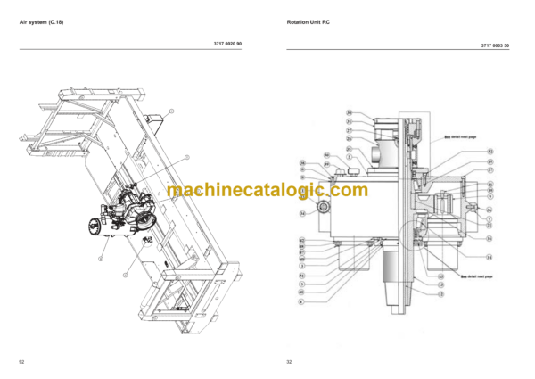 Atlas Copco Explorac 220 RC Drilling Rig Parts Catalog - Image 4
