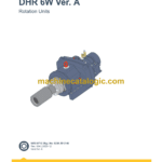 Epiroc DHR 6W Ver. A Rotation Units Parts Catalog