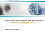 Atlas Copco SCH200SS Operation, Maintenance and Parts Catalog