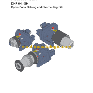 Atlas Copco DHR 6H, DHR 6SH Rotation Units Parts Catalog