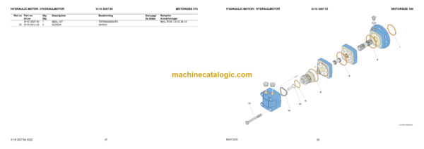 Atlas Copco DHR 6H, DHR 6SH Rotation Units Parts Catalog - Image 4