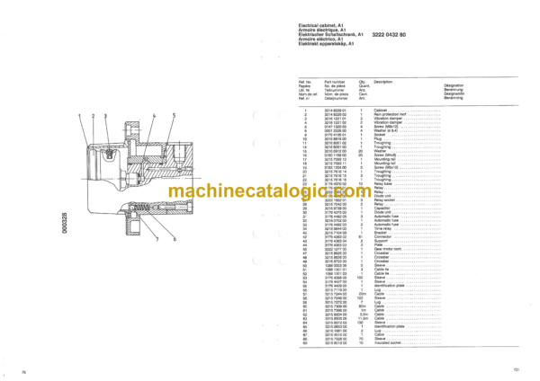 Atlas Copco ROC 952CR Drilling Rig Parts Catalog - Image 3