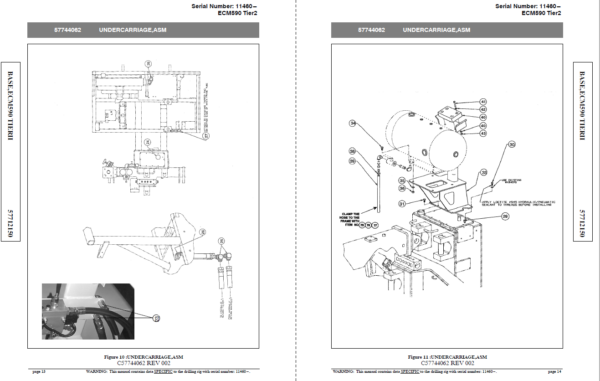 Atlas Copco ECM590 Tier 2 Hydraulic Crawler Drill Parts Catalog - Image 2