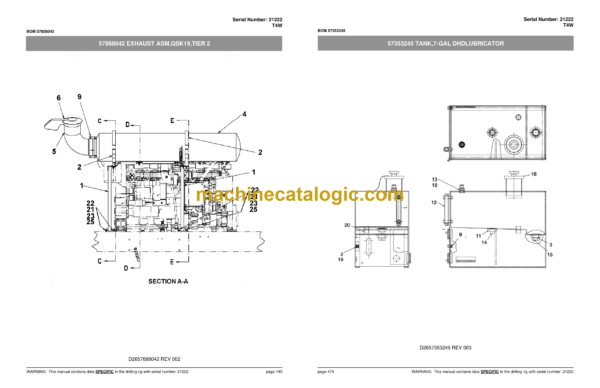 Atlas Copco T4W Water Well Drill Parts Catalog - Image 3