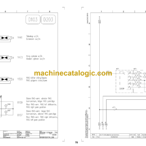Atlas Copco Boomer E1 C-DH Diagrams and Drawings Manual