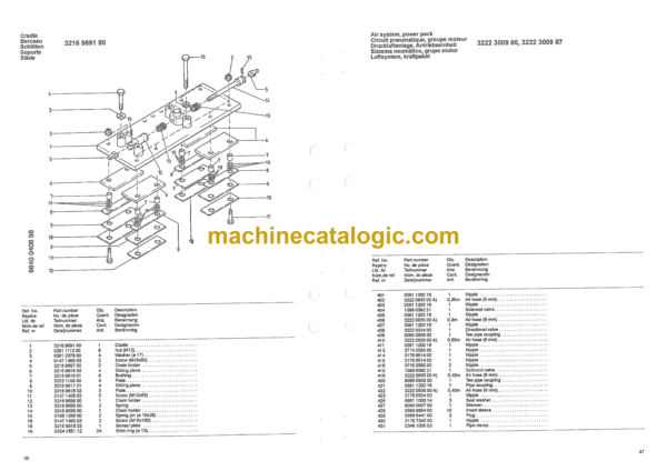 Atlas Copco ROC 242HC-B Hydraulic Crawler Drill Parts Catalog - Image 4