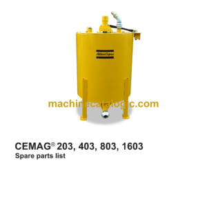 Atlas Copco CEMAG 203, 403, 803, 1603 Parts Catalog