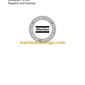 Atlas Copco Scooptram ST2G Diagrams and Drawings Manual