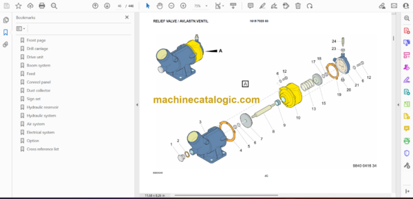Atlas Copco ROC D3-03 Drilling Rig Parts Catalog - Image 2