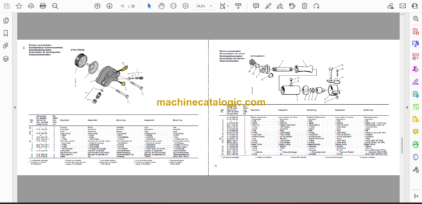 Atlas Copco COP 2550UX Hydraulic Rock Drill Parts Catalog - Image 2