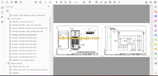 Atlas Copco Boomer XE3 C30 Diagrams and Drawings Manual - Image 2