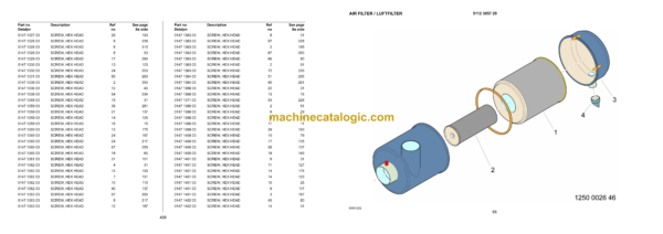 Atlas Copco ROC D3-03 Drilling Rig Parts Catalog - Image 3