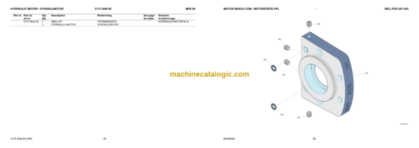 Atlas Copco COP 1132 Hydraulic Rock Drill Parts Catalog - Image 4