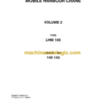 Liebherr LHM 100 Mobile Harbour Crane Technical Information Manual (140143)