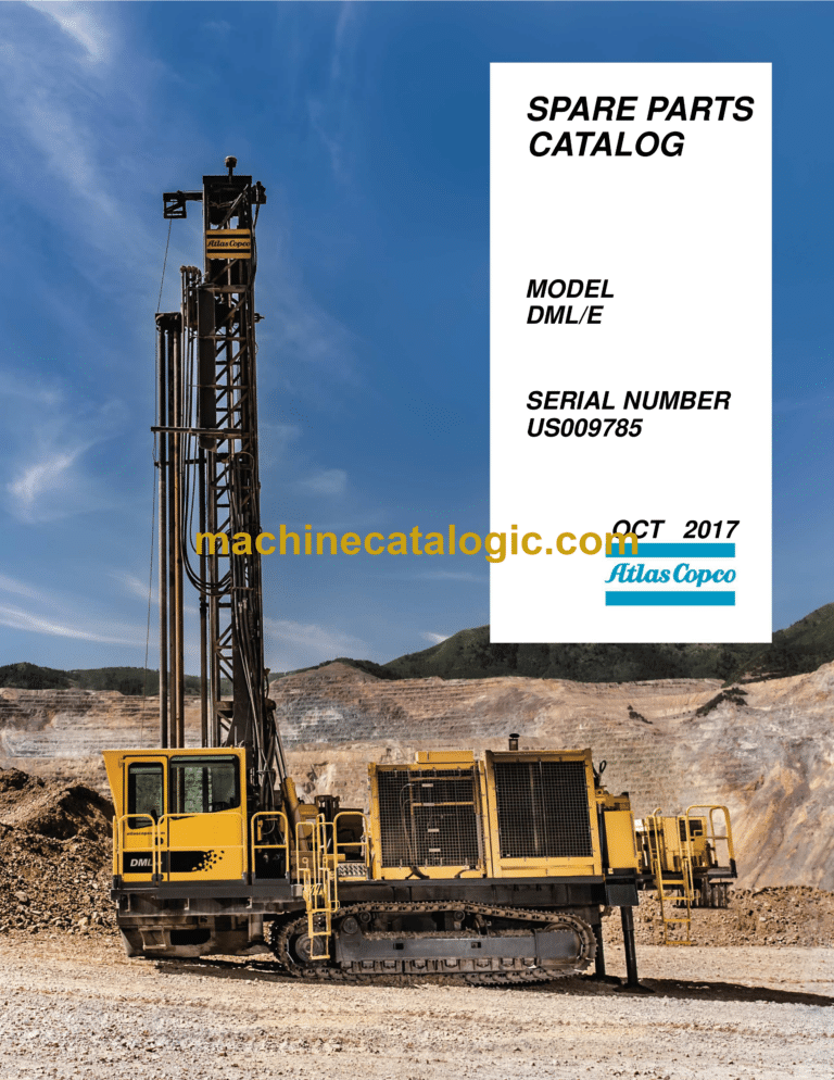 Atlas Copco DMLE Drill Rig Parts Catalog