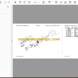 Atlas Copco DHR 6H Version B Rotation Units Parts Catalog