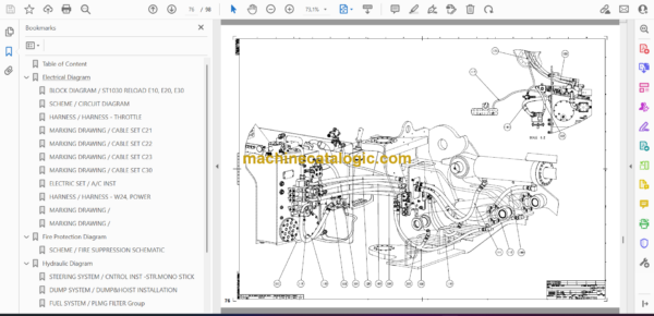 Atlas Copco Scooptram ST1030LP Diagrams and Drawings Manual - Image 2