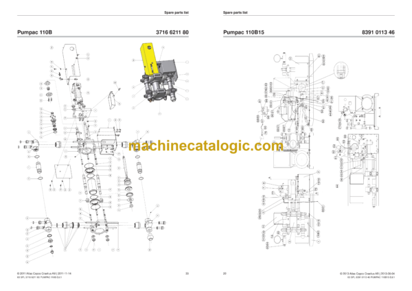 Atlas Copco Pumpac Grout Pump Parts Catalog - Image 3