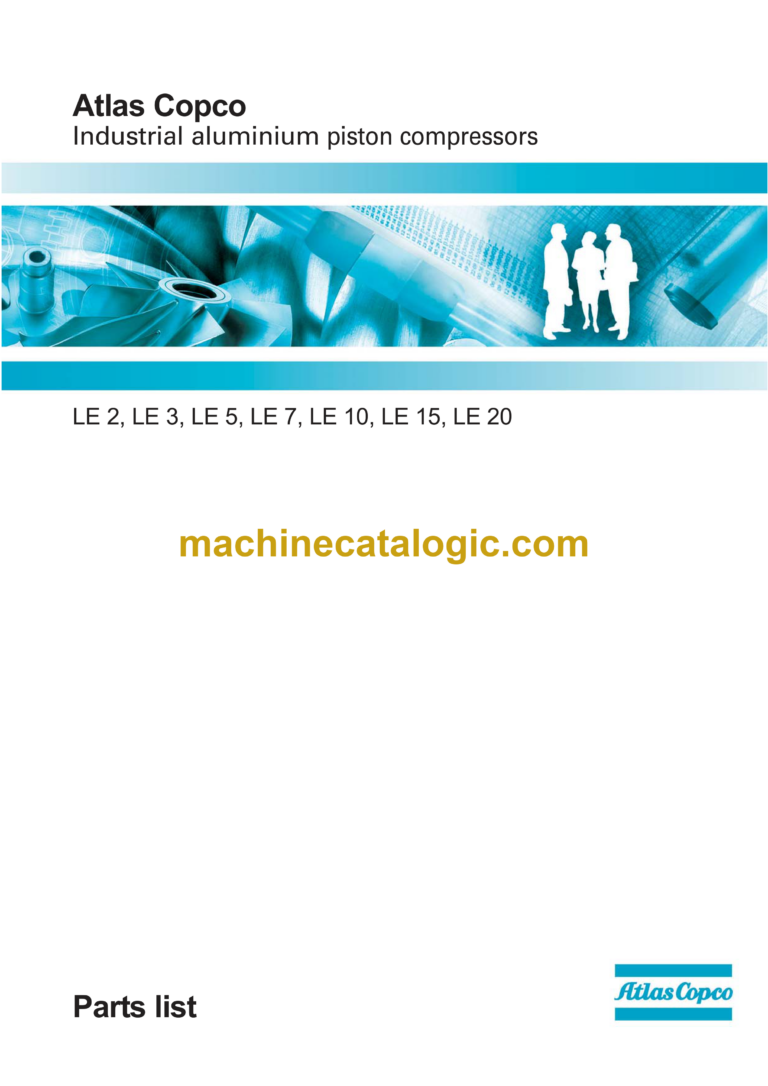 Atlas Copco LE2, LE3, LE5, LE7, LE10, LE15, LE20 Compressors Parts Catalog