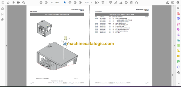 Atlas Copco DML SP Drill Rig Parts Catalog - Image 2
