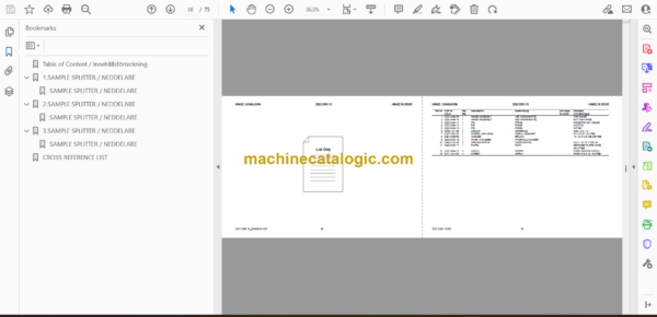Atlas Copco Explorac 100 Drilling Rig Parts Catalog - Image 2