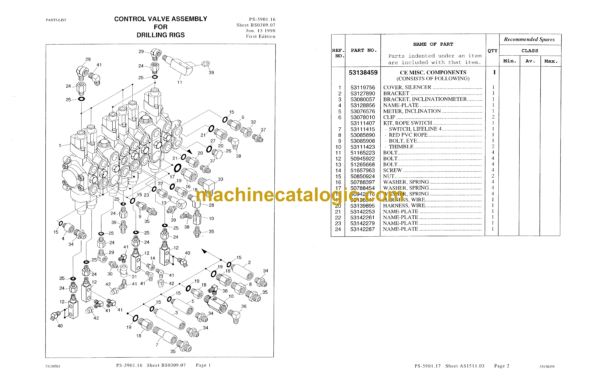 Atlas Copco ECM580 Drilling Rig Parts Catalog - Image 3