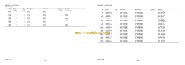 Atlas Copco XL3 C Rocket Boomer Parts Catalog - Image 4