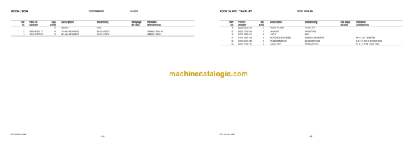 Atlas Copco Roc F7-11 TH Drilling Rig Parts Catalog - Image 4