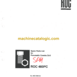 Atlas Copco ROC 460PC Drilling Rig Parts Catalog