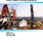 Atlas Copco T3DH Rock Drill Parts Catalog