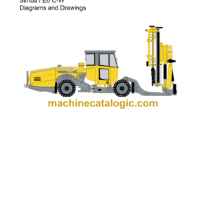 Atlas Copco Simba E6C W Diagrams and Drawings Manual