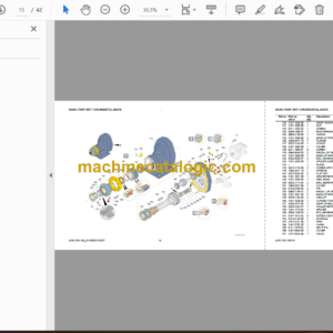 Atlas Copco DHR 45H Rotation Units Parts Catalog