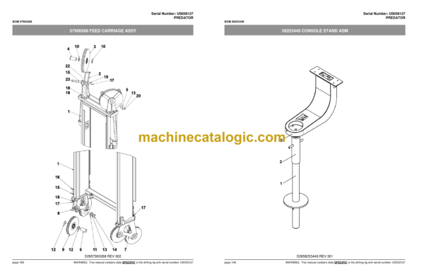 Atlas Copco Predator Parts Catalog - Image 3