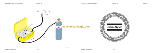 Atlas Copco COP 1435 Hydraulic Rock Drill Parts Catalog - Image 3