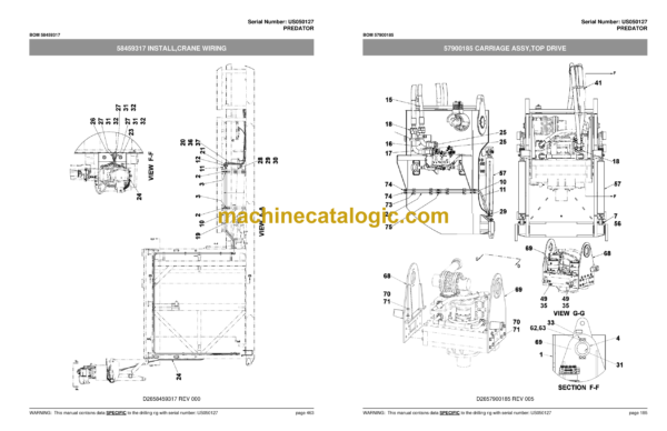 Atlas Copco Predator Parts Catalog - Image 4