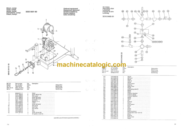 Atlas Copco ROC 460PC Drilling Rig Parts Catalog - Image 4