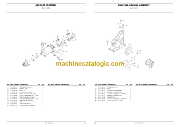 Atlas Copco GAR5 H6.2CC CMT Parts Catalog - Image 4