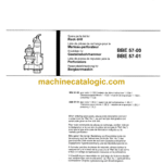 Atlas Copco BBE 57-00, BBE57-01 Rock Drill Parts Catalog