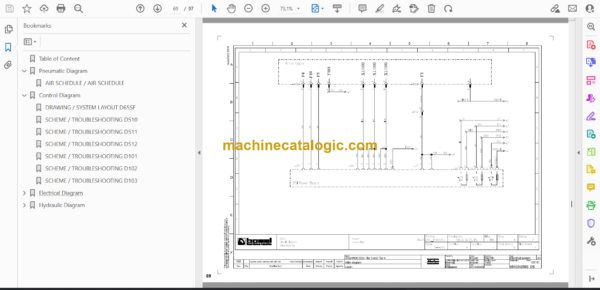 Atlas Copco SmartROC D65-10LF Tier 3 Diagrams and Drawings Manual - Image 2