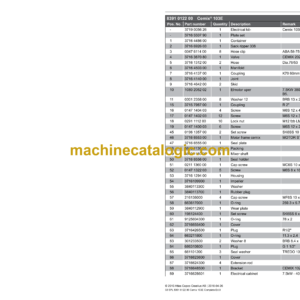 Atlas Copco CEMIX 103, 203, 403 Parts Catalog