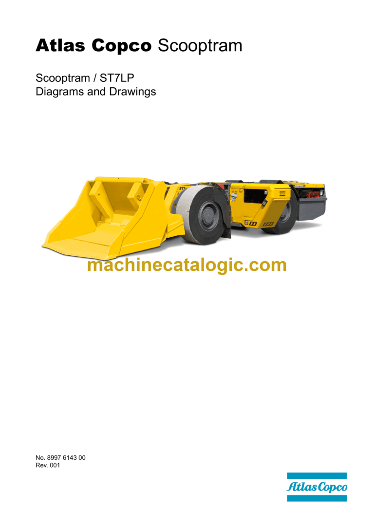 Atlas Copco Scooptram ST7LP Diagrams and Drawings Manual