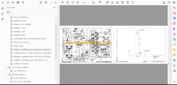 Atlas Copco Scooptram ST7LP Diagrams and Drawings Manual - Image 2