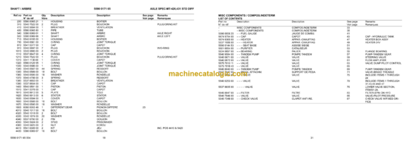 Atlas Copco MT431B Minetruck Parts Catalog - Image 4