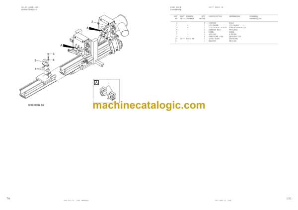 Atlas Copco ROC D5-1X Drilling Rig Parts Catalog - Image 4